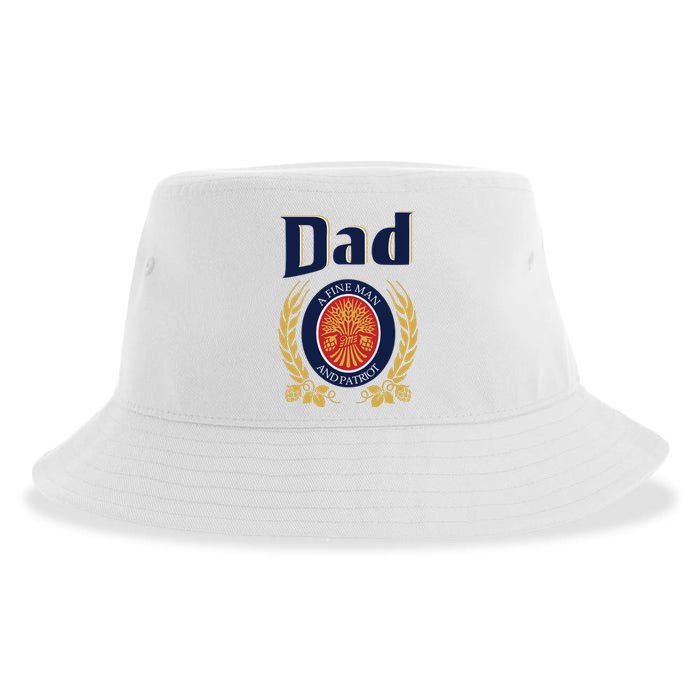 Miller Dad A Fine Man And Patriot Fathers Day Sustainable Bucket Hat