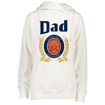 Miller Dad A Fine Man And Patriot Fathers Day Womens Funnel Neck Pullover Hood