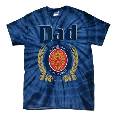 Miller Dad A Fine Man And Patriot Fathers Day Tie-Dye T-Shirt