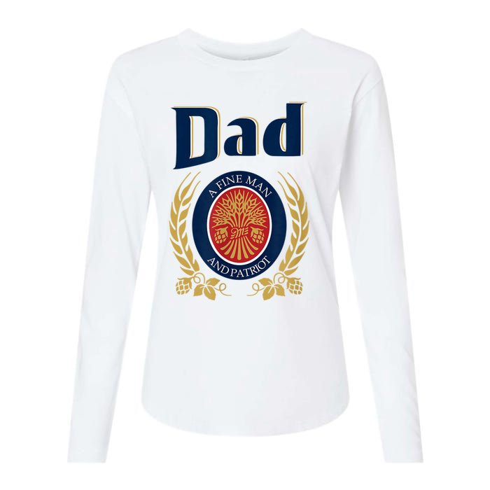 Miller Dad A Fine Man And Patriot Fathers Day Womens Cotton Relaxed Long Sleeve T-Shirt