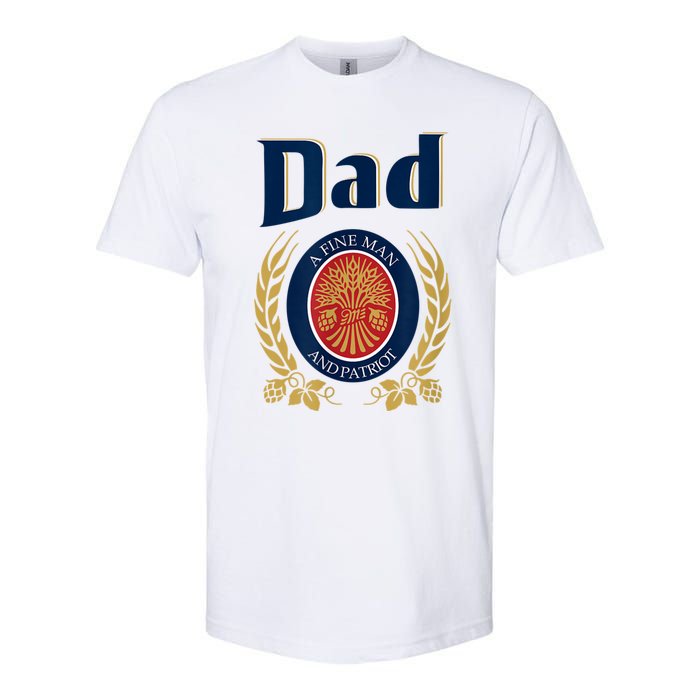 Miller Dad A Fine Man And Patriot Fathers Day Softstyle CVC T-Shirt