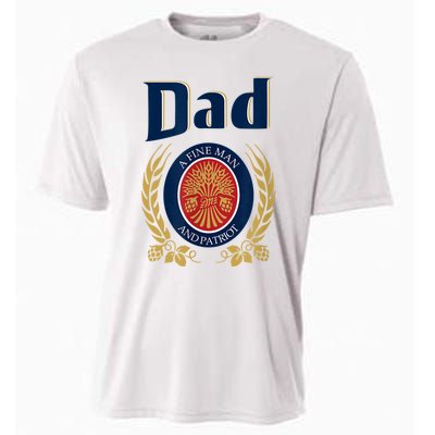 Miller Dad A Fine Man And Patriot Fathers Day Cooling Performance Crew T-Shirt