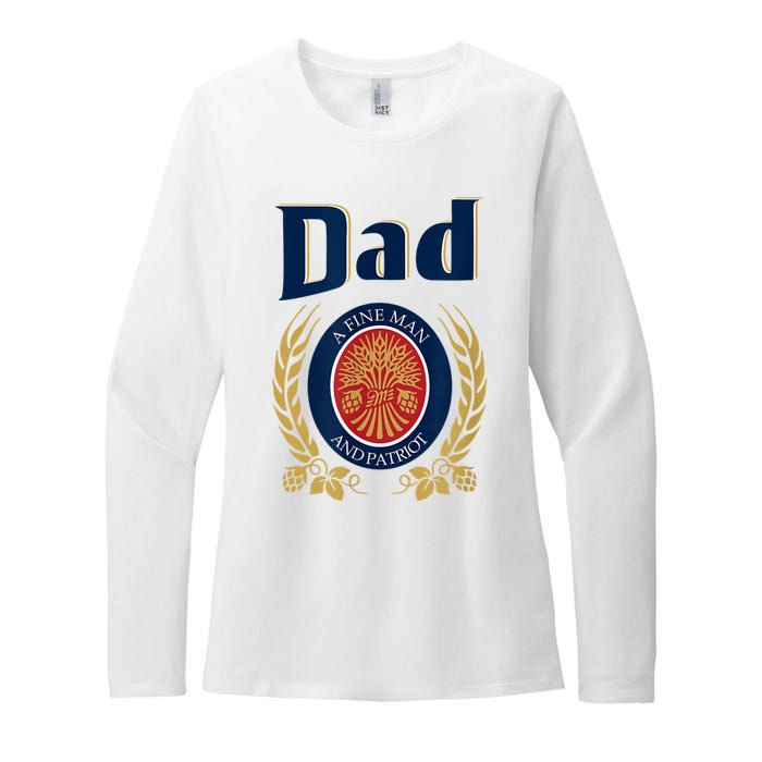 Miller Dad A Fine Man And Patriot Fathers Day Womens CVC Long Sleeve Shirt