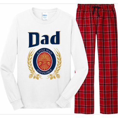 Miller Dad A Fine Man And Patriot Fathers Day Long Sleeve Pajama Set