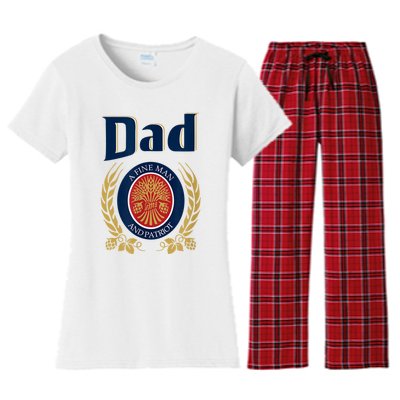 Miller Dad A Fine Man And Patriot Fathers Day Women's Flannel Pajama Set