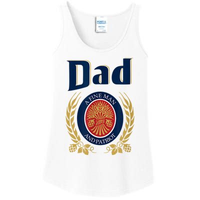 Miller Dad A Fine Man And Patriot Fathers Day Ladies Essential Tank