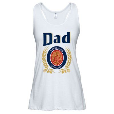 Miller Dad A Fine Man And Patriot Fathers Day Ladies Essential Flowy Tank