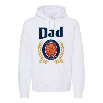 Miller Dad A Fine Man And Patriot Fathers Day Premium Hoodie