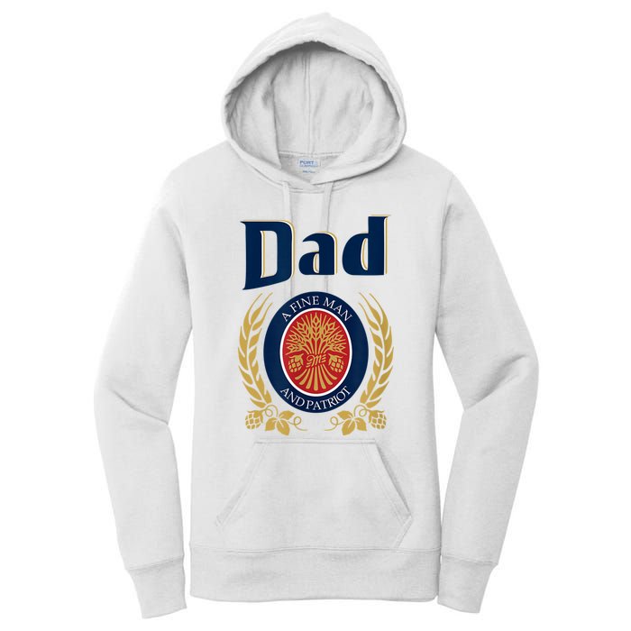 Miller Dad A Fine Man And Patriot Fathers Day Women's Pullover Hoodie