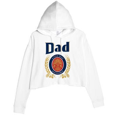 Miller Dad A Fine Man And Patriot Fathers Day Crop Fleece Hoodie