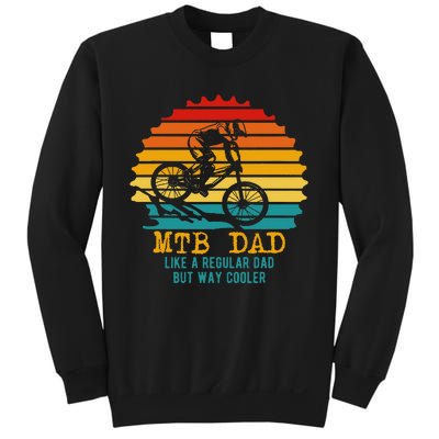 Mtb Dad Apparel Retro Mountain Bike Dad Sweatshirt