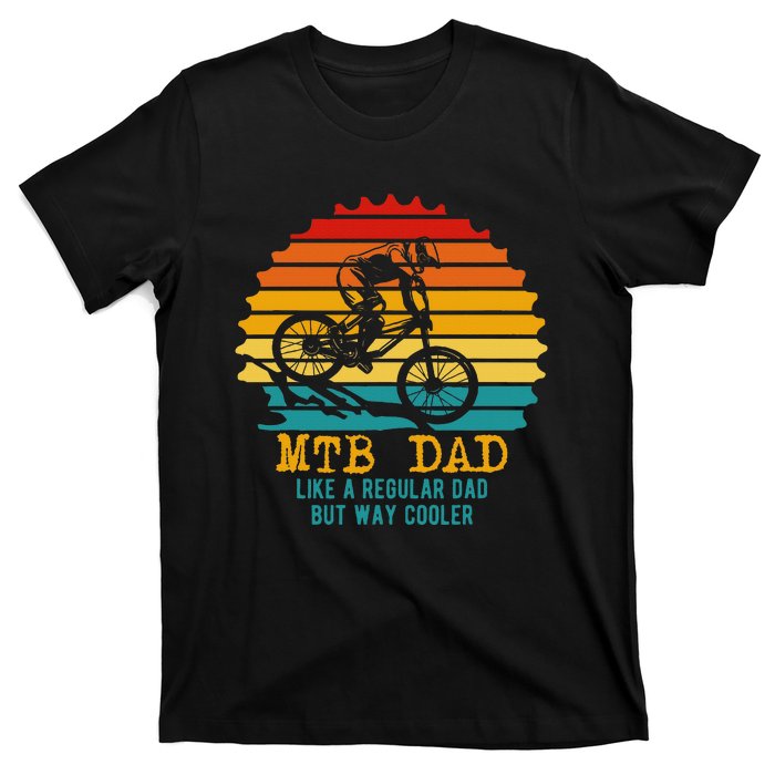 Mtb Dad Apparel Retro Mountain Bike Dad T-Shirt