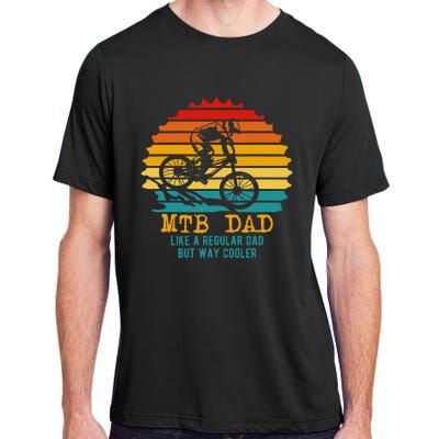 Mtb Dad Apparel Retro Mountain Bike Dad Adult ChromaSoft Performance T-Shirt