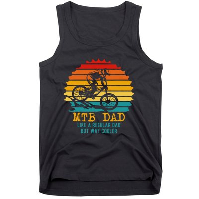 Mtb Dad Apparel Retro Mountain Bike Dad Tank Top