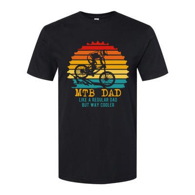 Mtb Dad Apparel Retro Mountain Bike Dad Softstyle® CVC T-Shirt