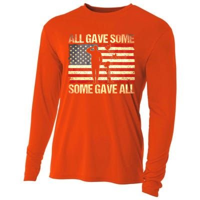 Memorial Day All Gave Some Some Gave All Gift Cooling Performance Long Sleeve Crew