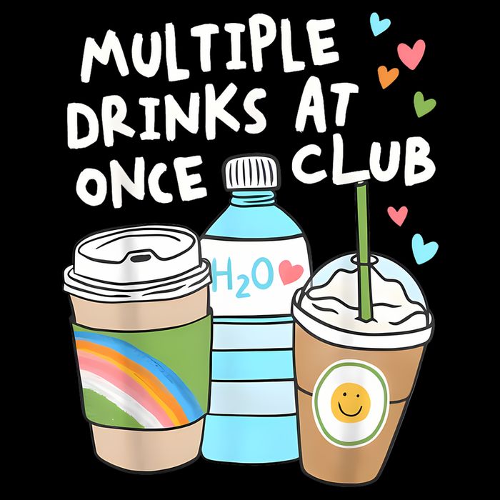 Multiple Drinks At Once Club Funny Multiple Drinks Wool Snapback Cap