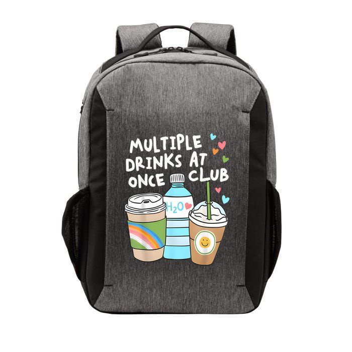 Multiple Drinks At Once Club Funny Multiple Drinks Vector Backpack