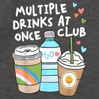 Multiple Drinks At Once Club Funny Multiple Drinks Vector Backpack