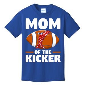 Mother's Day American Football Mommy Mom Of The Kicker Cute Gift Kids T-Shirt