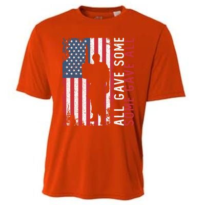 Memorial Day All Gave Some Some Gave All Cool Gift Cooling Performance Crew T-Shirt