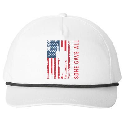 Memorial Day All Gave Some Some Gave All Cool Gift Snapback Five-Panel Rope Hat