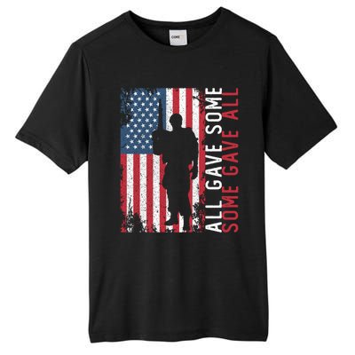 Memorial Day All Gave Some Some Gave All Cool Gift Tall Fusion ChromaSoft Performance T-Shirt