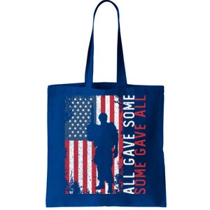 Memorial Day All Gave Some Some Gave All Cool Gift Tote Bag