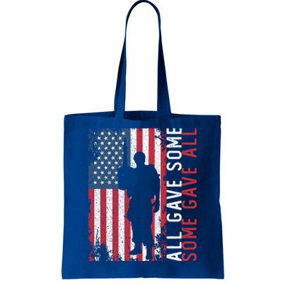 Memorial Day All Gave Some Some Gave All Cool Gift Tote Bag