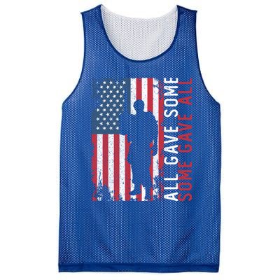 Memorial Day All Gave Some Some Gave All Cool Gift Mesh Reversible Basketball Jersey Tank