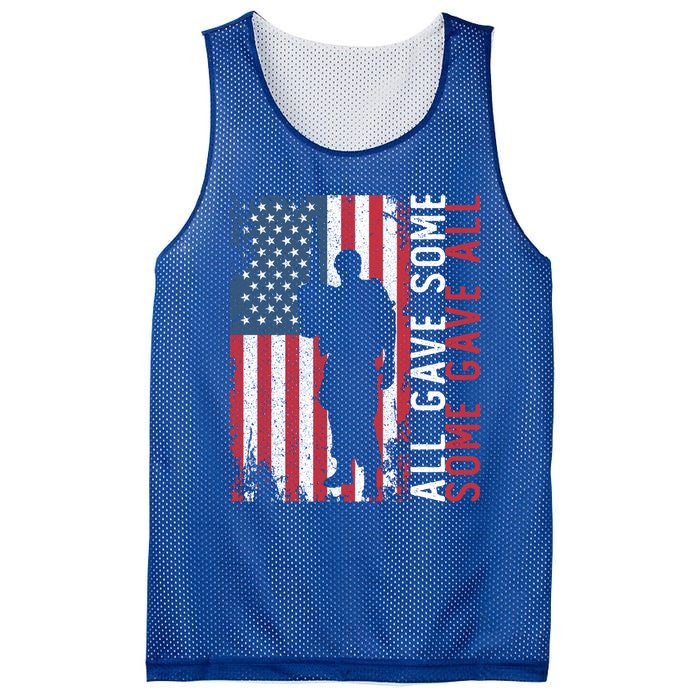 Memorial Day All Gave Some Some Gave All Cool Gift Mesh Reversible Basketball Jersey Tank