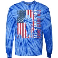 Memorial Day All Gave Some Some Gave All Cool Gift Tie-Dye Long Sleeve Shirt