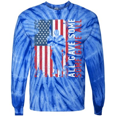 Memorial Day All Gave Some Some Gave All Cool Gift Tie-Dye Long Sleeve Shirt