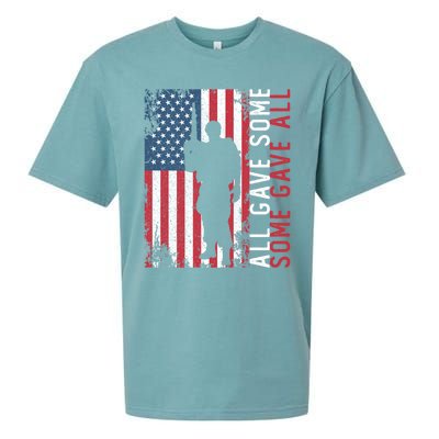 Memorial Day All Gave Some Some Gave All Cool Gift Sueded Cloud Jersey T-Shirt