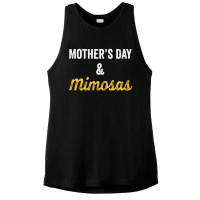 Mother's Day And Mimosas Mother Mom Mama Day Ing Cool Gift Ladies PosiCharge Tri-Blend Wicking Tank