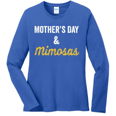 Mother's Day And Mimosas Mother Mom Mama Day Ing Cool Gift Ladies Long Sleeve Shirt