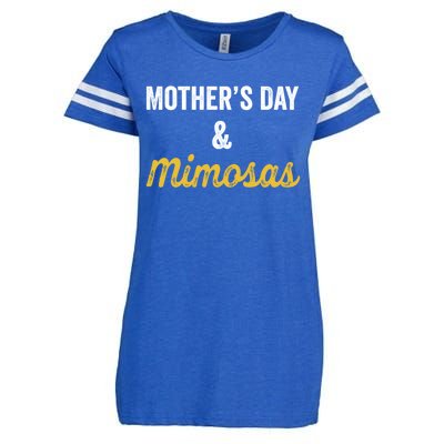 Mother's Day And Mimosas Mother Mom Mama Day Ing Cool Gift Enza Ladies Jersey Football T-Shirt