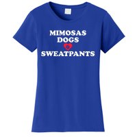 Mimosas Dogs And Sweatpants Heart Paw Gift Women's T-Shirt