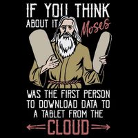Moses Data Analyst Funny Religious Christian Humor Sweatshirt