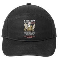 Moses Data Analyst Funny Religious Christian Humor 7-Panel Snapback Hat