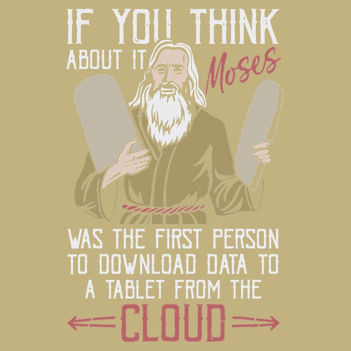 Moses Data Analyst Funny Religious Christian Humor Mousepad
