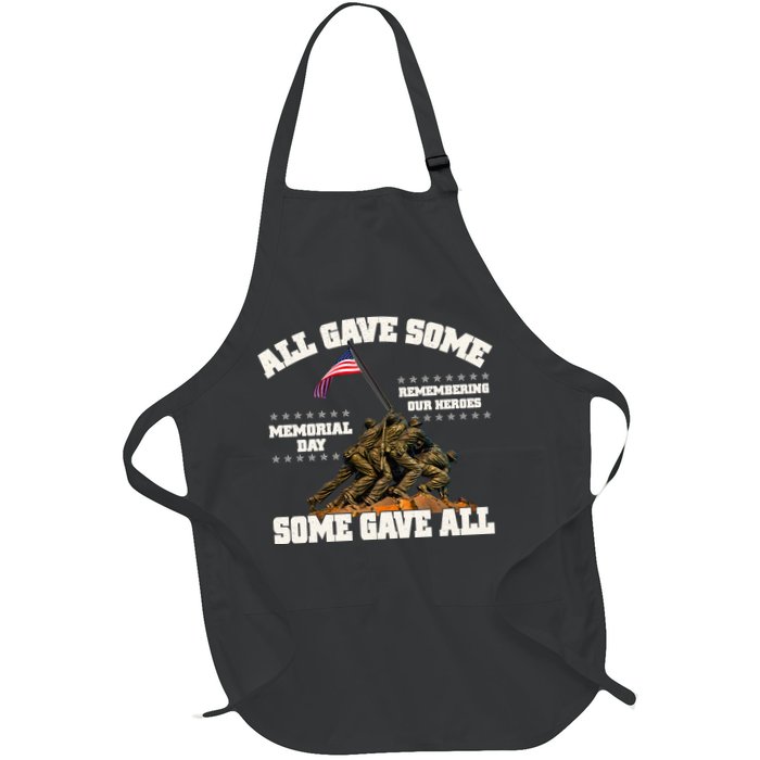 Memorial Day All Gave Some Some Gave All Remembering Our Heroes Apron