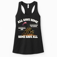 Memorial Day All Gave Some Some Gave All Remembering Our Heroes Womens Tank Top