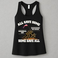 Memorial Day All Gave Some Some Gave All Remembering Our Heroes Womens Tank Top