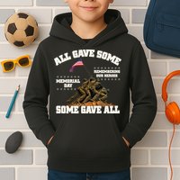 Memorial Day All Gave Some Some Gave All Remembering Our Heroes Kids Hoodie