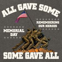 Memorial Day All Gave Some Some Gave All Remembering Our Heroes Cotton Canvas Backpack