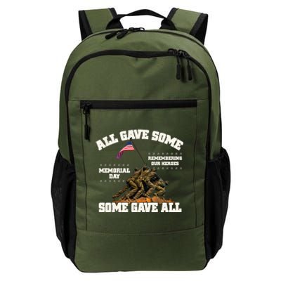 Memorial Day All Gave Some Some Gave All Remembering Our Heroes Daily Commute Backpack