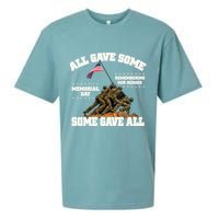 Memorial Day All Gave Some Some Gave All Remembering Our Heroes Sueded Cloud Jersey T-Shirt