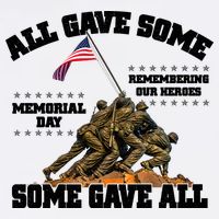 Memorial Day All Gave Some Some Gave All Remembering Our Heroes Garment-Dyed Sweatshirt
