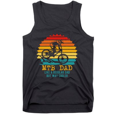 MTB Dad Apparel Retro Mountain Bike Dad Tank Top